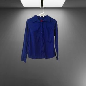Cute dark blue button up shirt